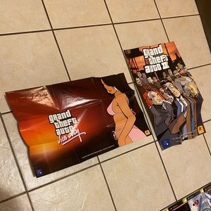 Vintage Grandtheft auto 3, vice city posters